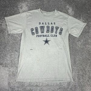 Nutmeg Dallas Cowboys 1995 Fan Club T-Shirt Mens Medium (20x29.5) Gray Y2K USA